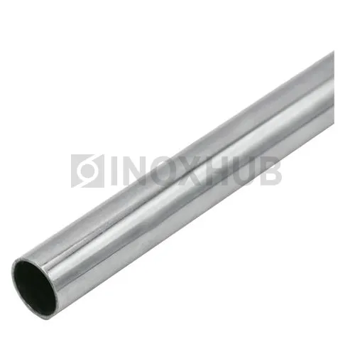 Труба круглая AISI 304, ASTM A554, Ø25.0×1.2×6000 мм, GRIT 600