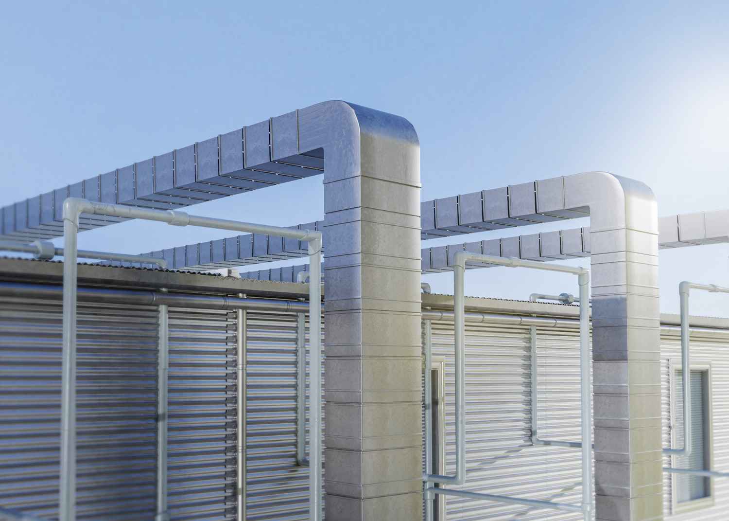 Конструкция из профильных труб