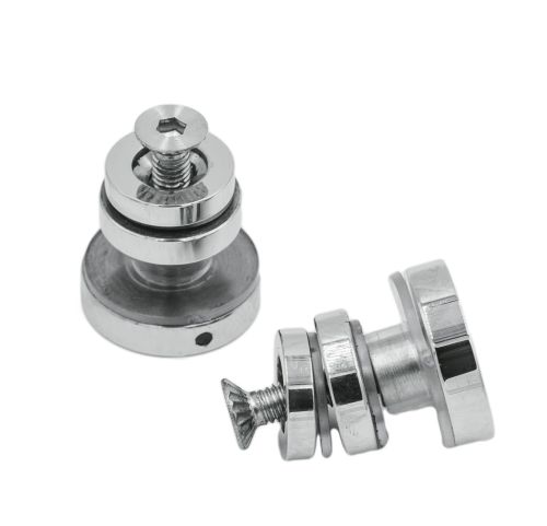 Крепление (449 PSS) трека 30х10 к стеклу , нерж сталь полированная