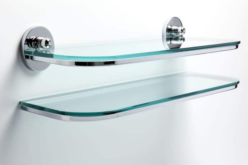 Как повесить стеклянную полку