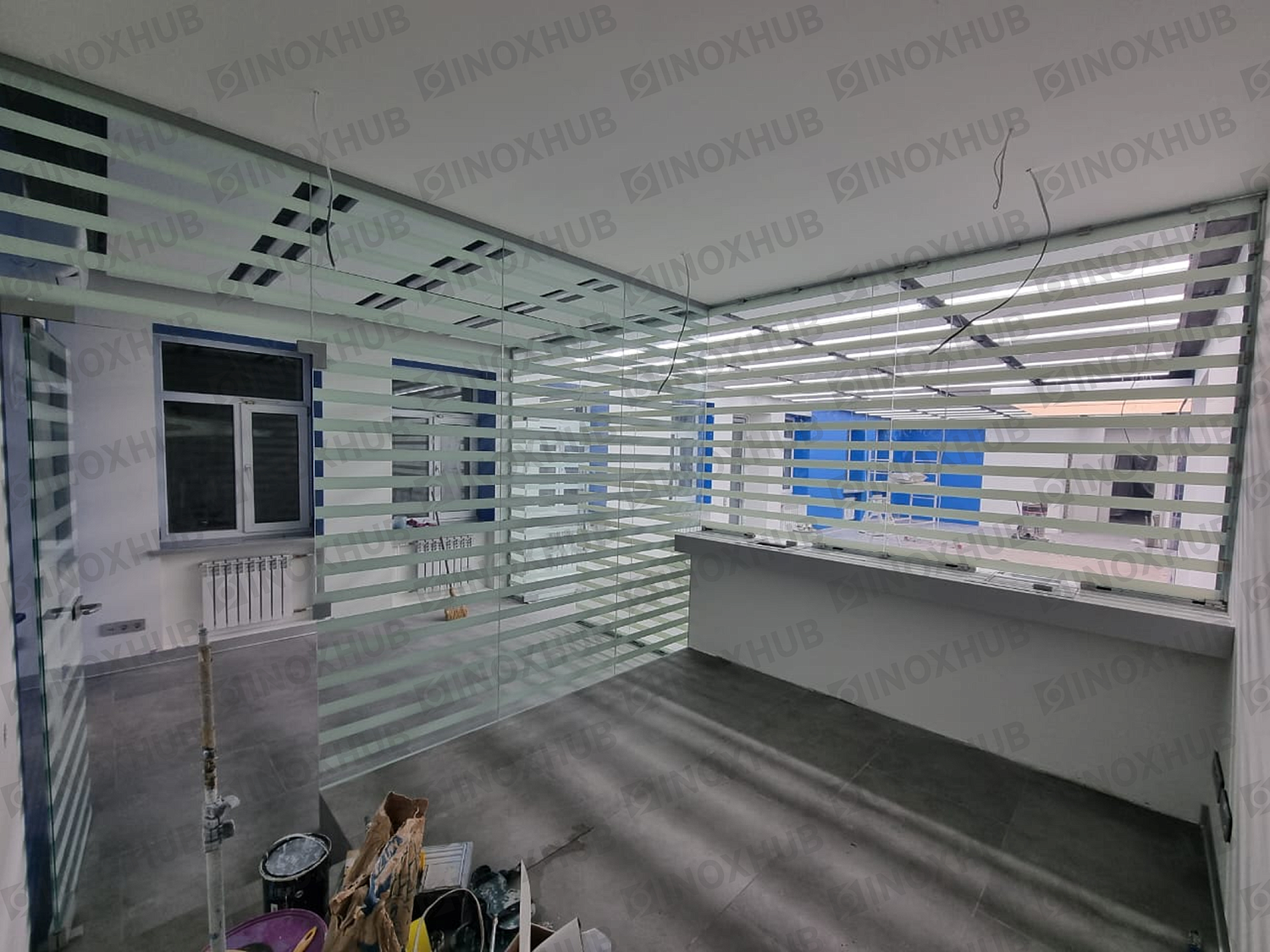 Проект остекление офиса "Газпром" в г. Ставрополь