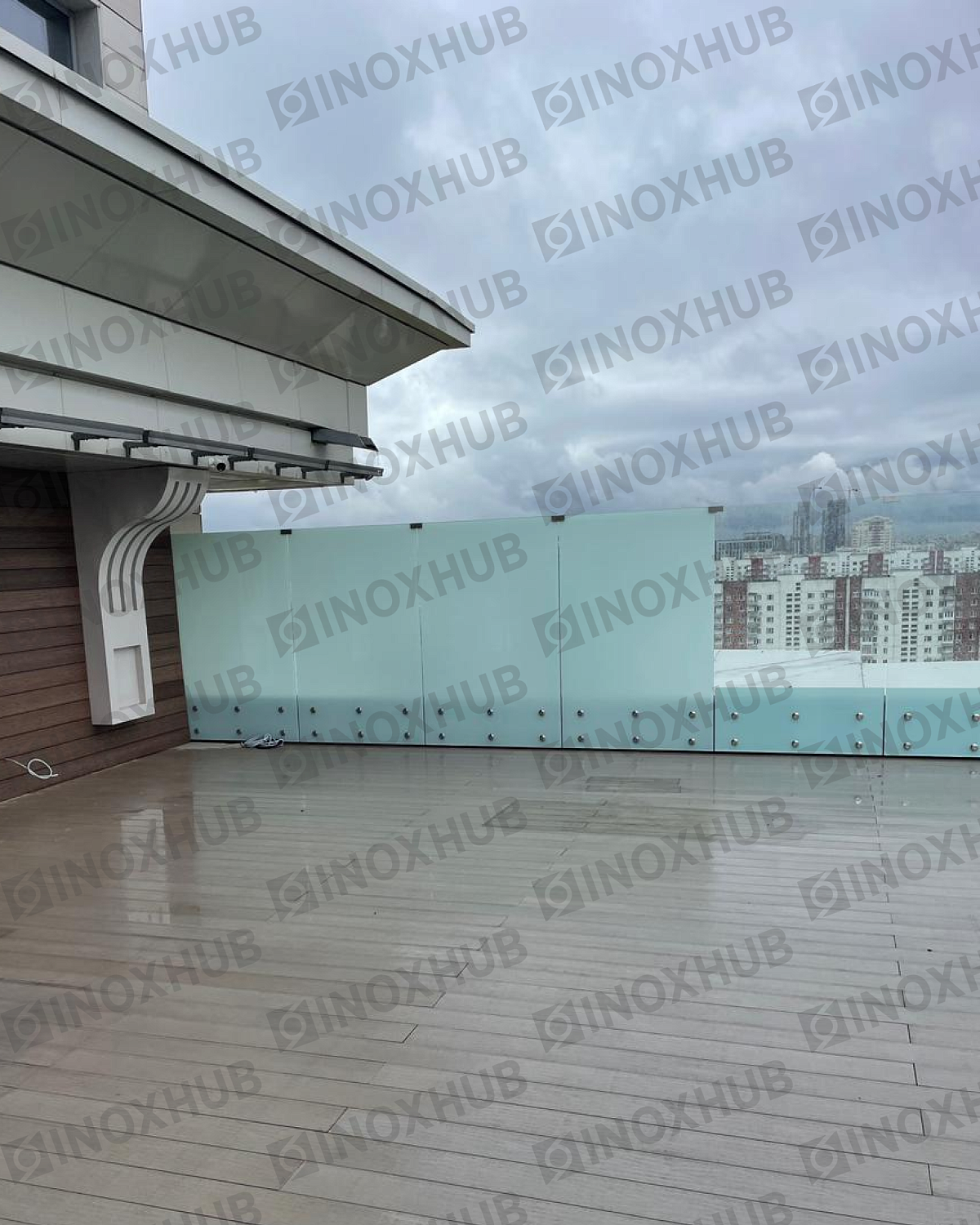 Проекты ограждений из стекла ООО "Альбион Гласс"