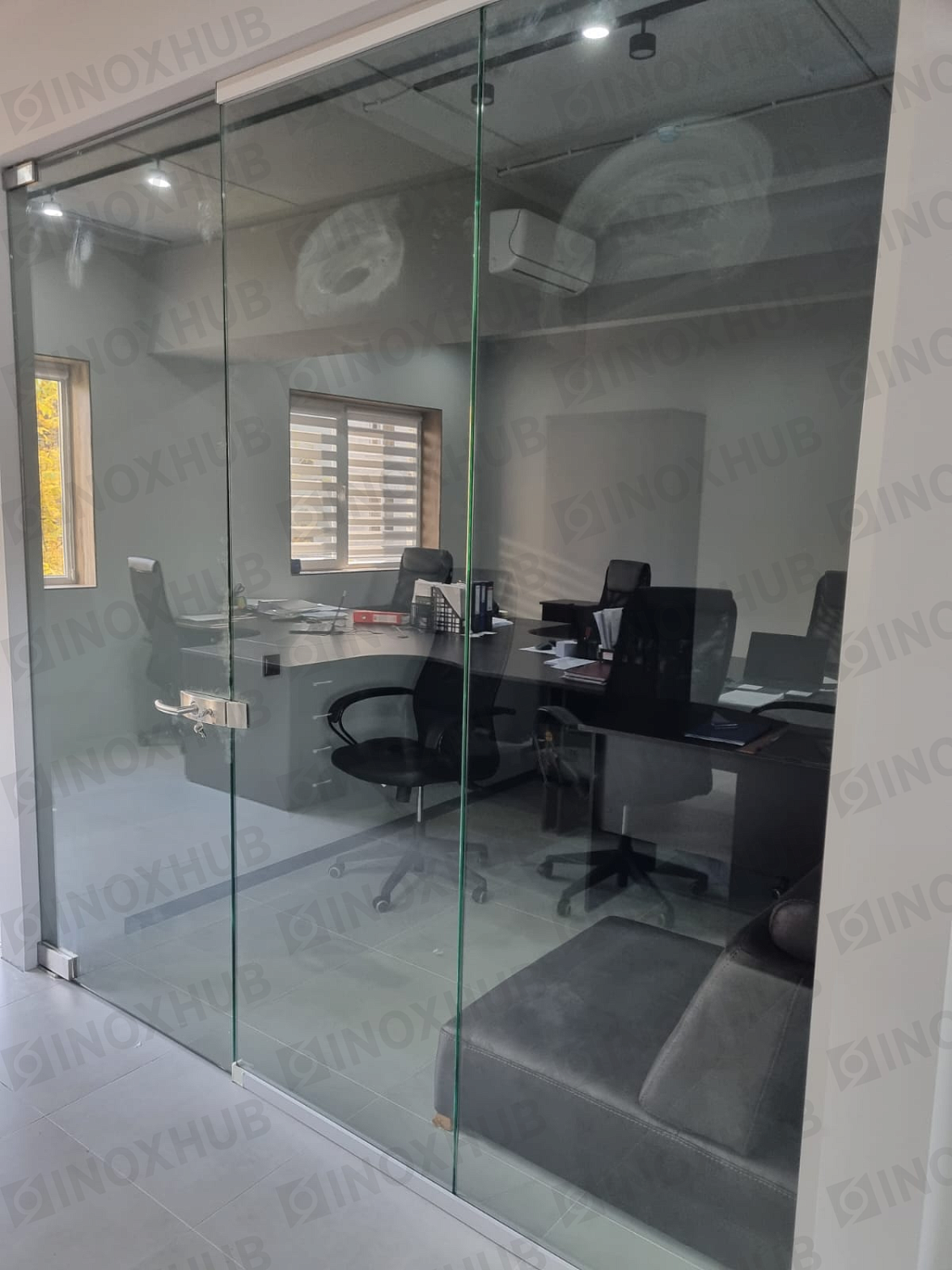 Проект стеклянные офисные перегородки в г. Ставрополь