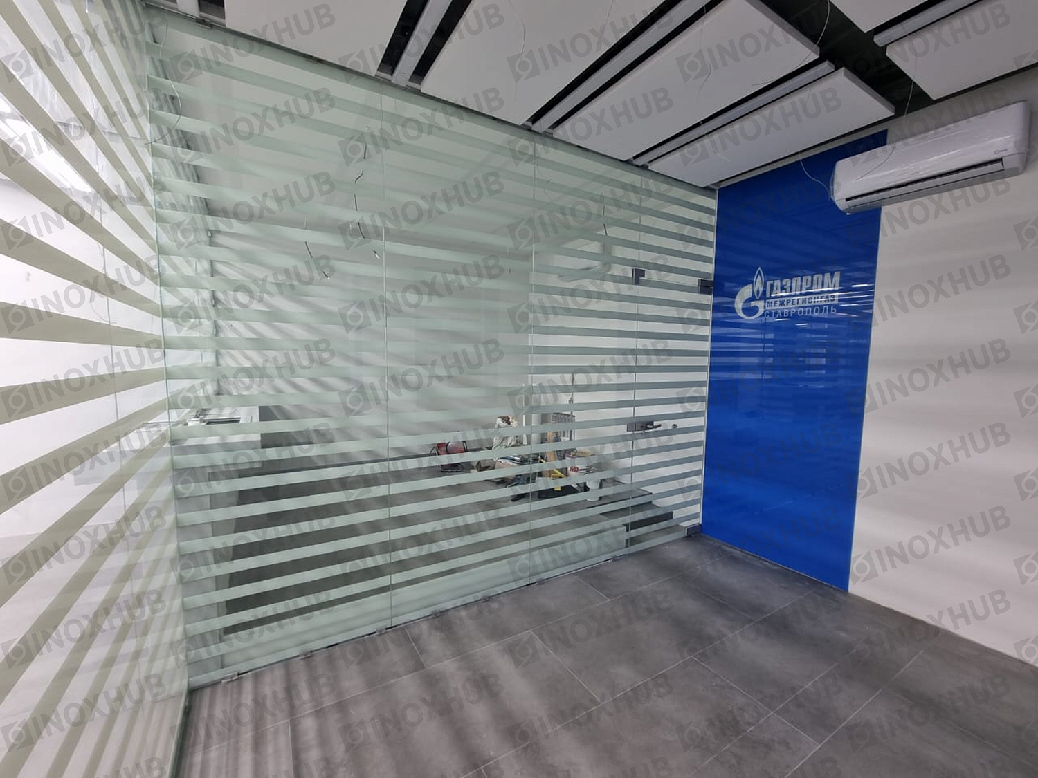 Проект остекление офиса "Газпром" в г. Ставрополь