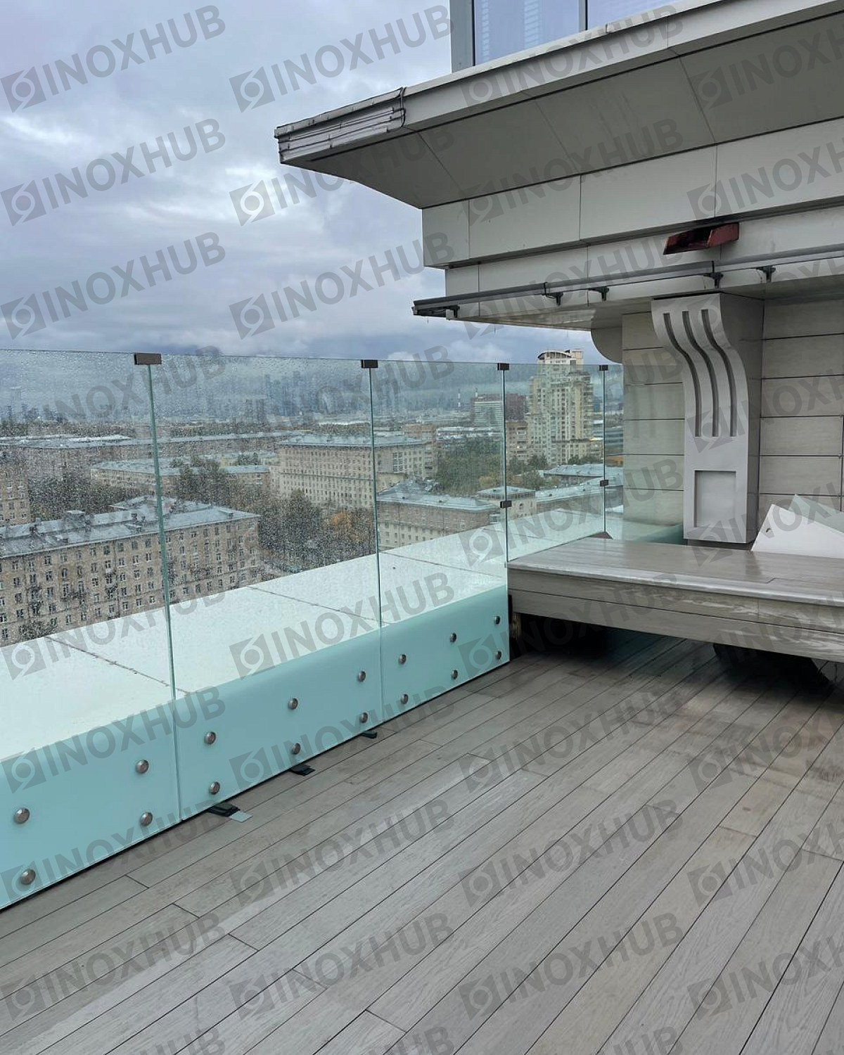 Проекты ограждений из стекла ООО "Альбион Гласс"