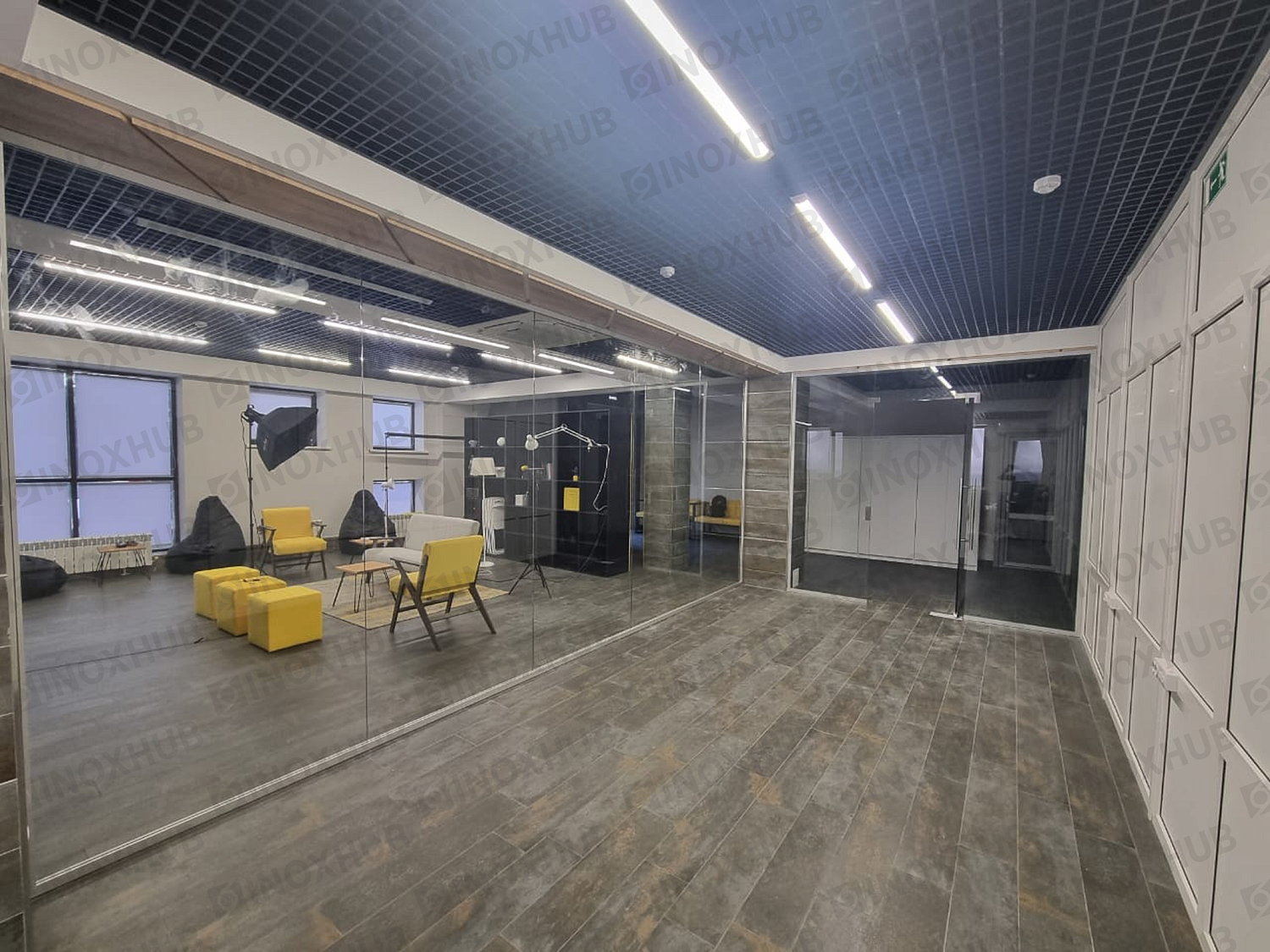 Проект стеклянные офисные перегородки в г. Ставрополь