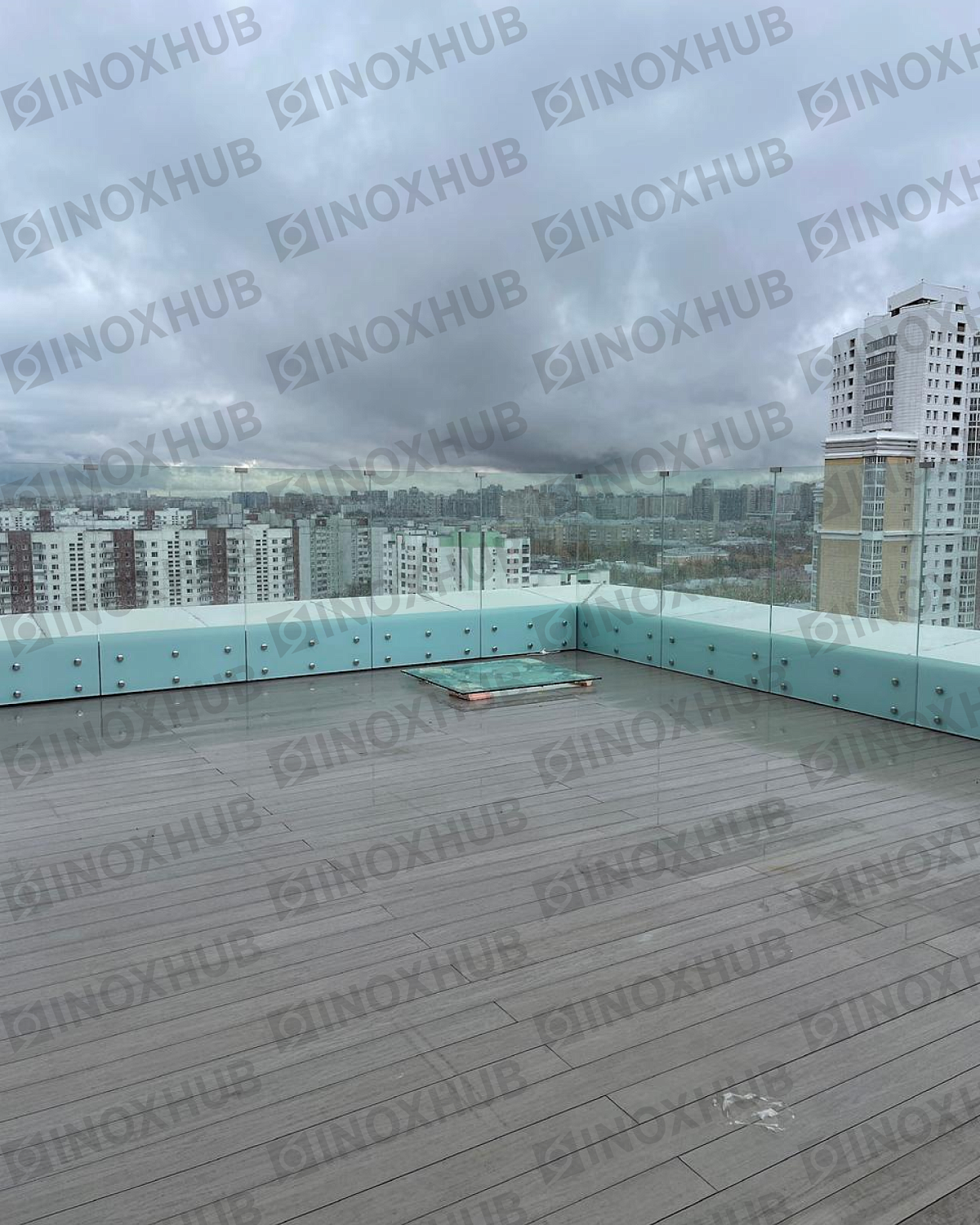 Проекты ограждений из стекла ООО "Альбион Гласс"