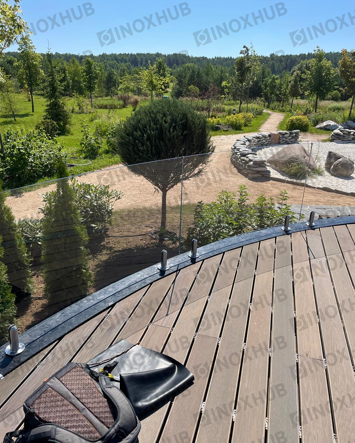 Проекты ограждений из стекла ООО "Альбион Гласс"