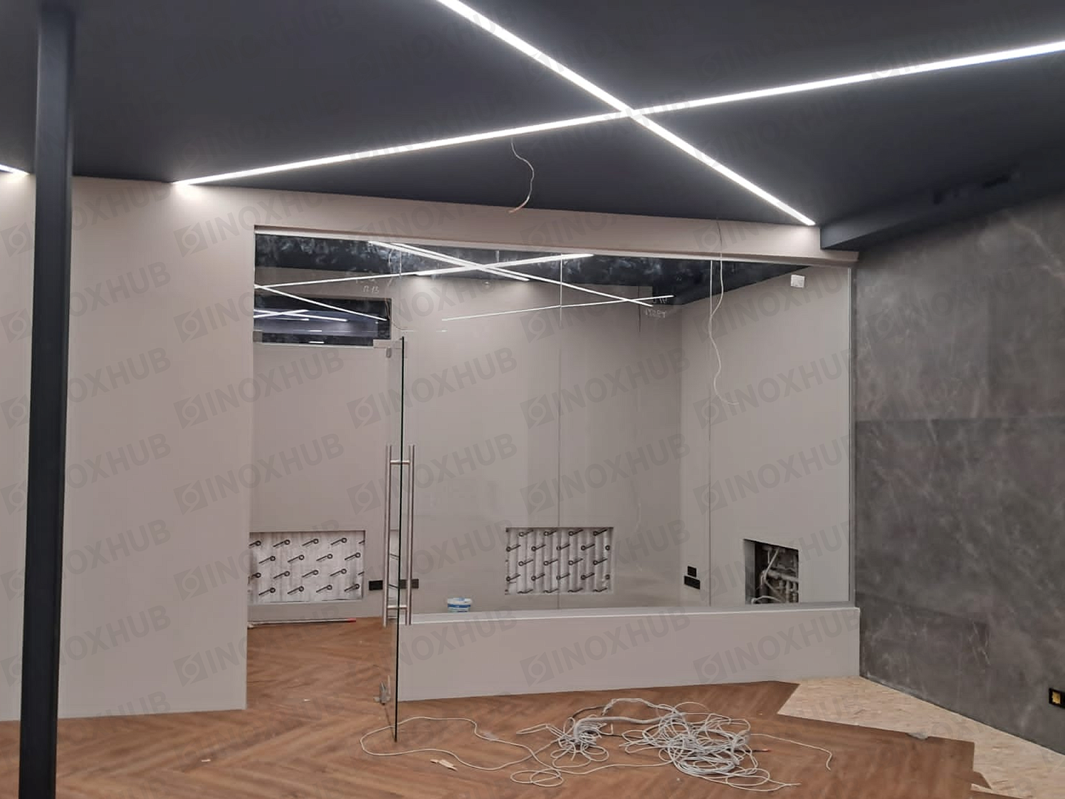 Проект стеклянные офисные перегородки в г. Ставрополь