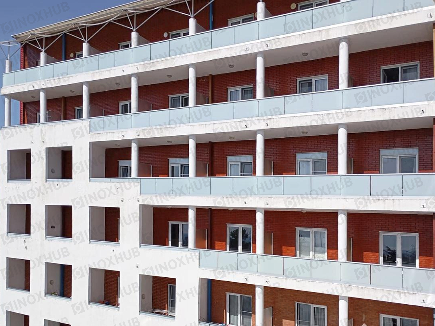 Проект стеклянные ограждения "Белая Русь", Краснодарский край