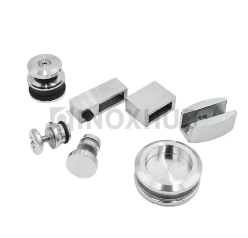 Комплект душевой (400 SSS) раздвижной системы, нерж. сталь матовая