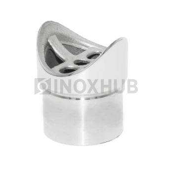 Наконечник седловина, Ø38.1×Ø38.1 мм, AISI 304, GRIT 600