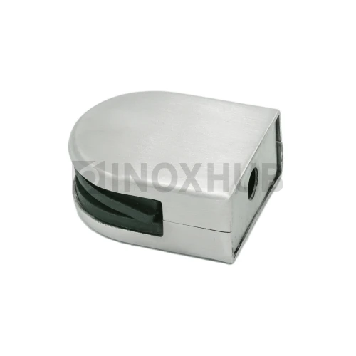 Стеклодержатель штамп. на плоскость, стекло 8.0 мм, AISI 304, GRIT 320