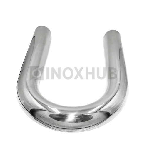 Окончание поручня пандуса, Ø50.8 мм, AISI 304, GRIT 600