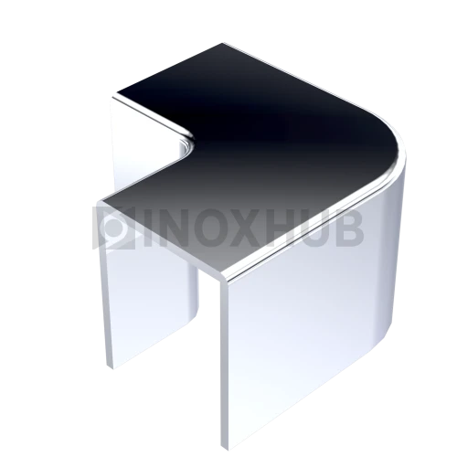 Уголок 90° (766 PC) для профиля 756, пластик хром