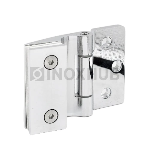 Петля (513 PC) стена-стекло, открывание наружу, полированный хром