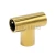 Соединитель-тройник (902 Gold)  штанги Ø19 мм, под Золото