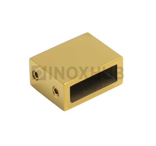 Держатель штанги (343 Gold) стена-штанга 30×10 мм, под Золото