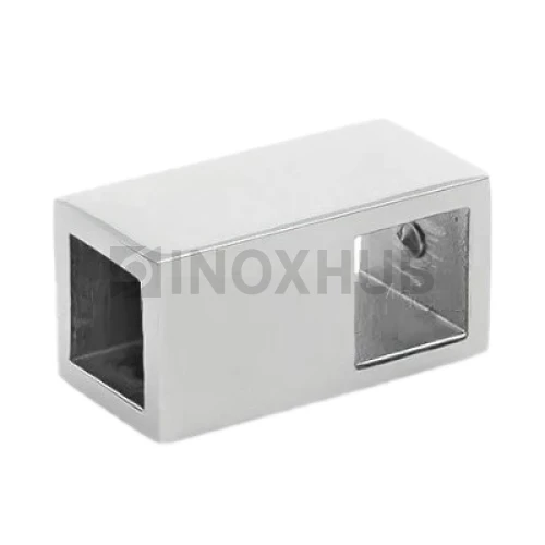 Соединитель-тройник (182 PSS) штанга 15×15 мм, нерж. сталь полированная