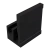 Профиль-упор на стену (716 BLC), L=2200, алюминий, Черный мат