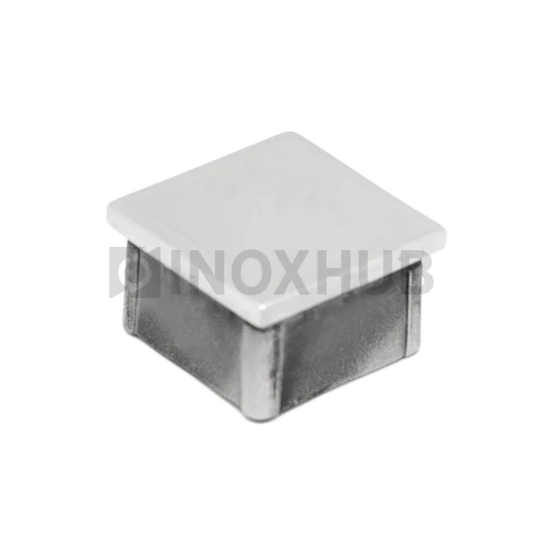 Заглушка литая плоская, 40.0×40.0 мм, AISI 304, GRIT 600