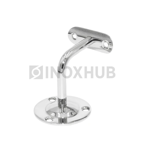 Крепление пристенного поручня с ложементом (Ø50.8), AISI 304, GRIT 600