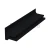 Уплотнитель 4 мм на нащельник к несущему профилю, ЧЕРНЫЙ