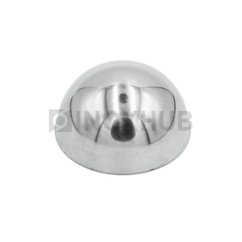 Заглушка сферическая под сварку, Ø50.8 мм, AISI 304, GRIT 600