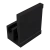 Профиль-упор на стену (716 BLC), L=2200, алюминий, Черный мат