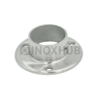 Фланец настенный литой, Ø38.1 мм, AISI 304, GRIT 320