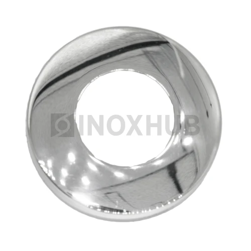 Низ стойки большой декоративный, Ø50.8×100.0 мм, AISI 304, GRIT 600