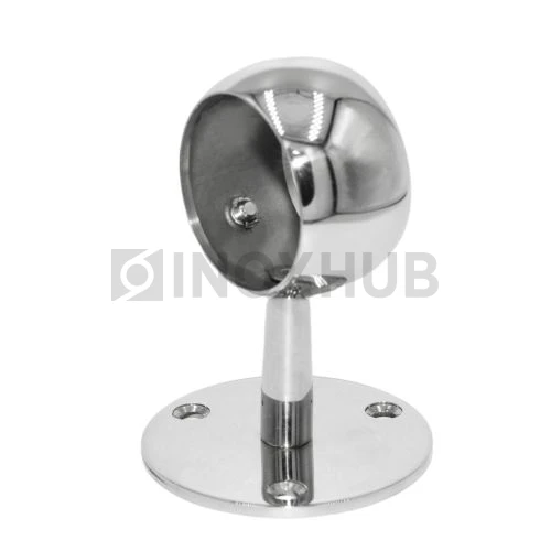 Пристенное крепление "кольцо" Ø50.8 мм, AISI 304, GRIT 600