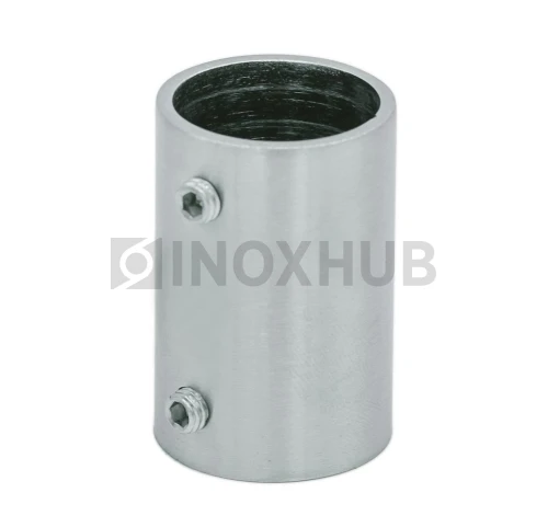 Соединитель штанги (901 SSS), штанга Ø19 мм,  нерж. сталь матовая