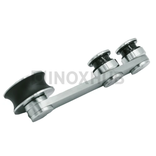 Каретка (810a SSS) плоская без зенковки, нерж. сталь матовая