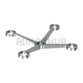 X-образный спайдер, AISI 316, GRIT 600