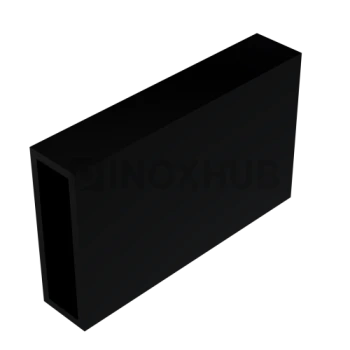 Трек (310-3 BLC), 30×10×3000 мм, нерж. сталь Черный мат