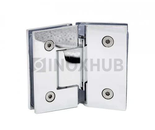 Петля (302 PBrass) стекло-стекло 135° (без фаски), латунь, полированный хром