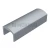 П-поручень под уплотнитель, под стекло 12 мм, L=6000, Анодированный алюминий