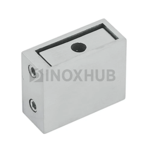 Держатель штанги (343 SSS) к стене, штанга 30×10 мм, нерж. сталь матовая