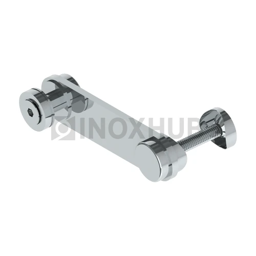 Стеклодержатель пластина оконечный м/о 95, стекло 6.0-18.0 мм, AISI 304, GRIT 600