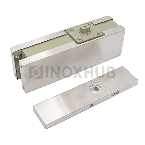 Доводчик-Петля (85 SSS) фиксация 90°, дверь 850-1000 мм до 80 кг, нерж. сталь матовая