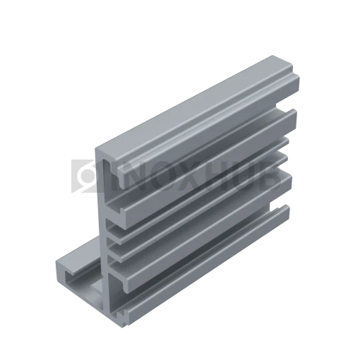 Комплект (801-6000 AL) L-обр. дверной коробки, L=6120 мм, Анодированный алюминий 