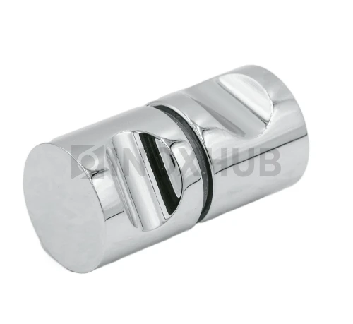 Кноб (696 PC), стекло 6.0-12.0 мм, полированный хром