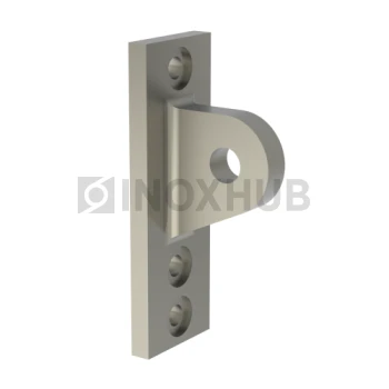 Крепление тяги на алюминиевый фасад, AISI 304, GRIT 320