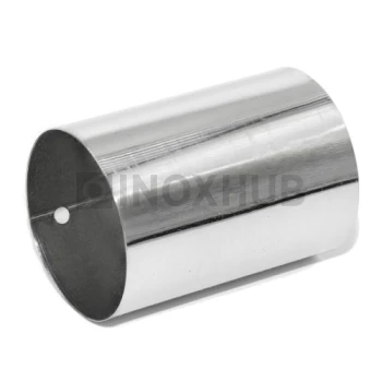 Соединитель деревянного или пластикового поручня, Ø49.0×0.7 мм, AISI 304, GRIT 600