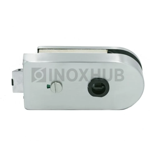 Защелка сантех. (84-1 SSS) с индикатором, с притвором, с отв. частью на стену, нерж. сталь матовая