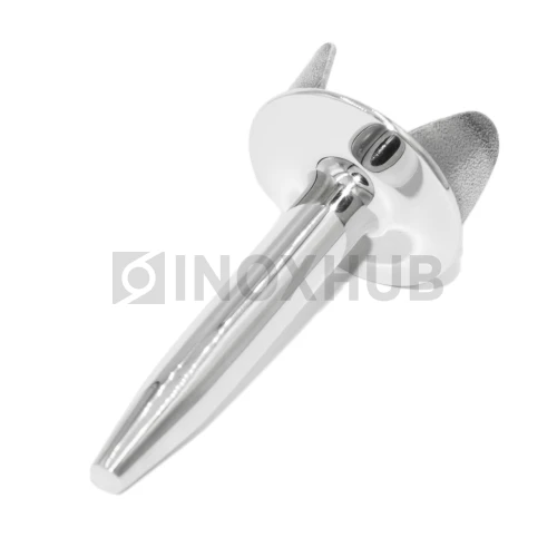 Наконечник штырь сварной облегченный, Ø38.1 мм, AISI 316, GRIT 600