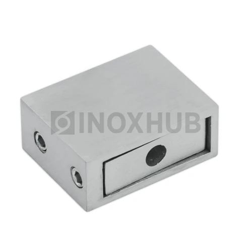 Держатель штанги (343 SSS) к стене, штанга 30×10 мм, нерж. сталь матовая