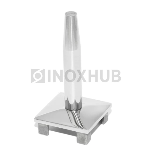 Наконечник штырь литой облегченный, 40.0×40.0 мм, AISI 304, GRIT 600