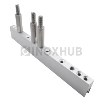 Кондуктор алюминиевый для монтажа козырька на алюминиевый фасад, 275 мм